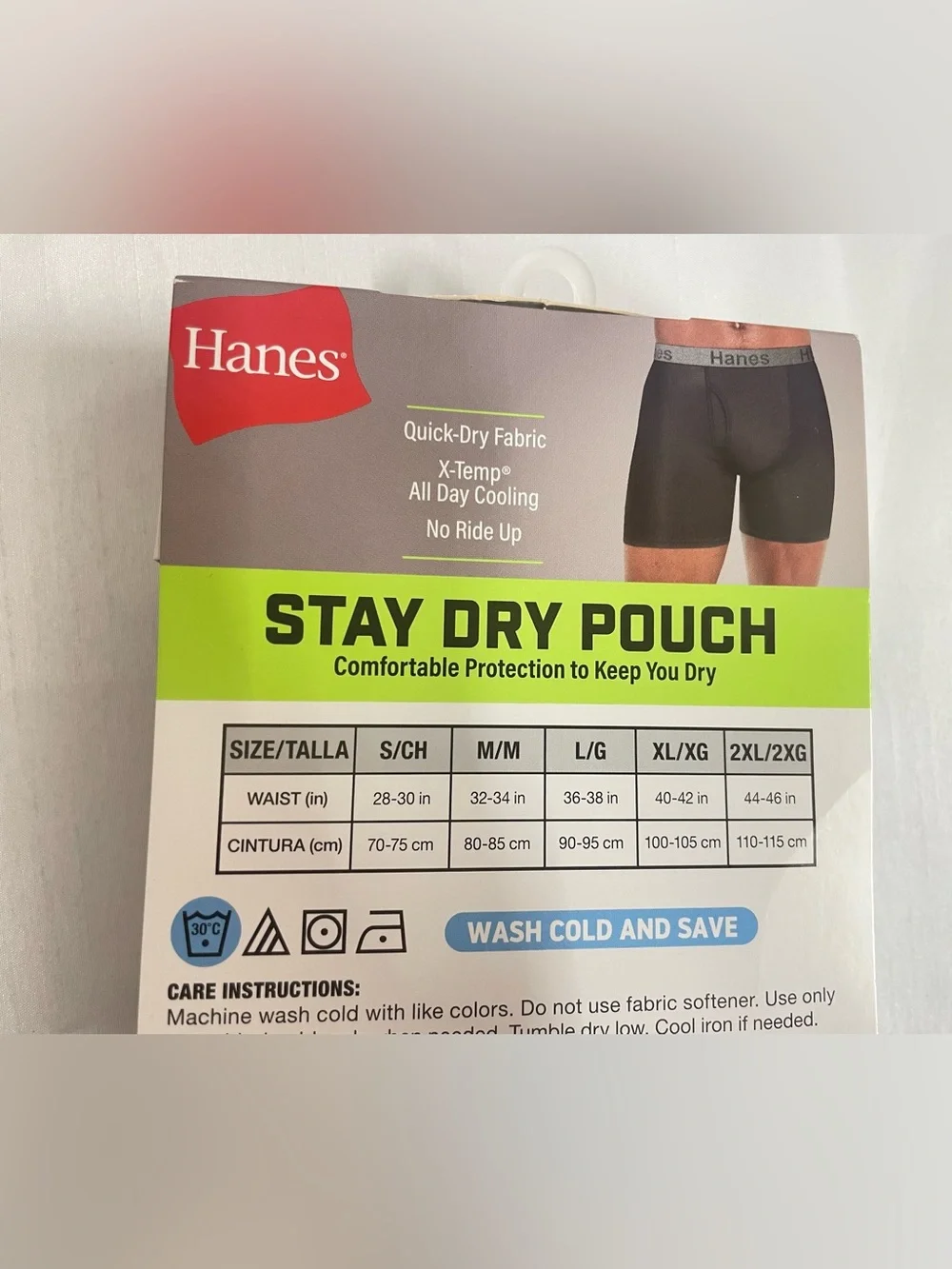 Hanes men’s size